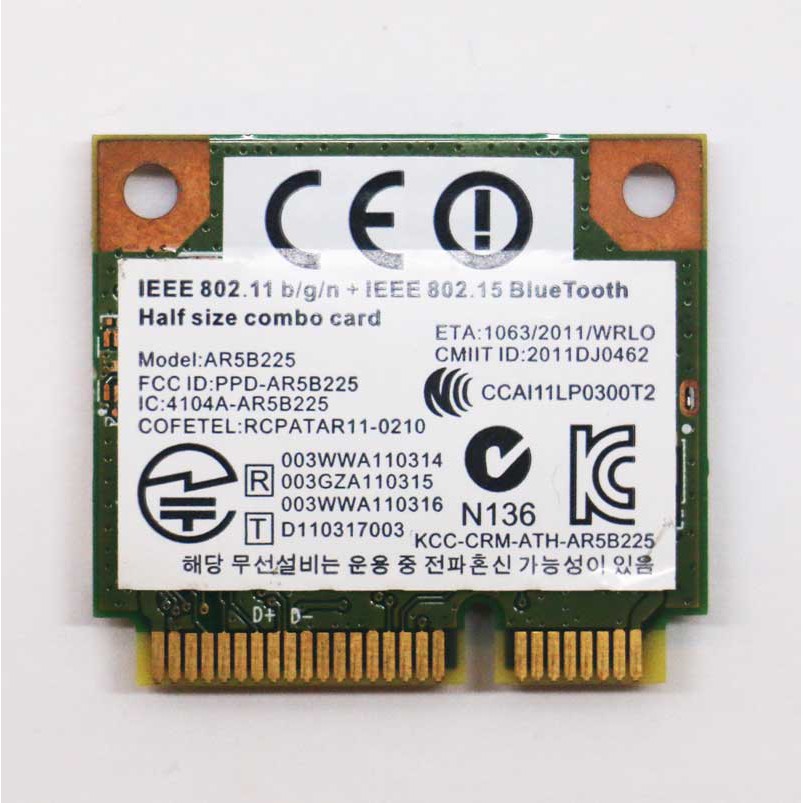 Wifi Laptop With Bluetooth 4.0 AR5B225 Wlan17