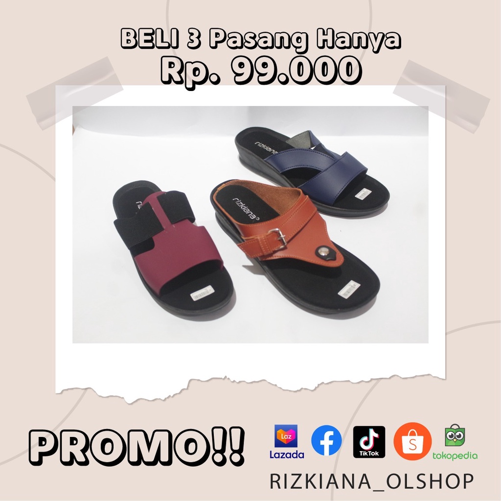 PROMO SANDAL BELI 2 dapat 3