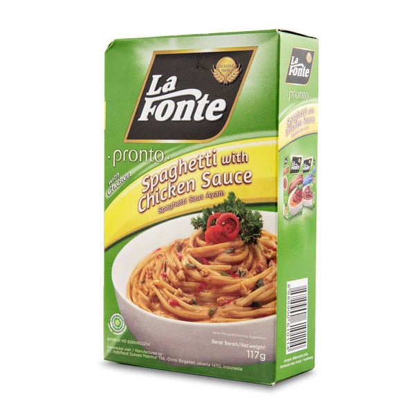 

LA FONTE Pronto Spaghetti with Chicken Sauce 117gr