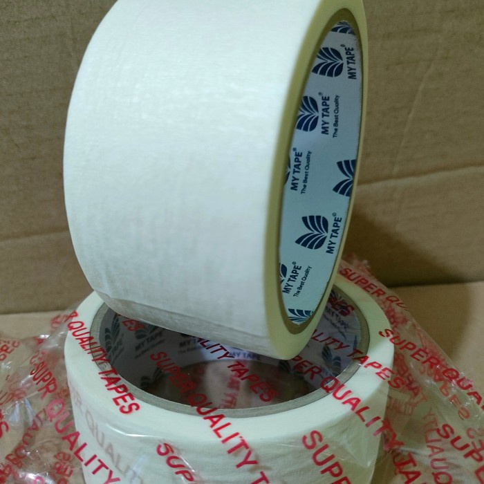 

PLAKBAN / lakban kertas / masking tape / plakban kertas / 45mm x 15meter. MY TAPE.
