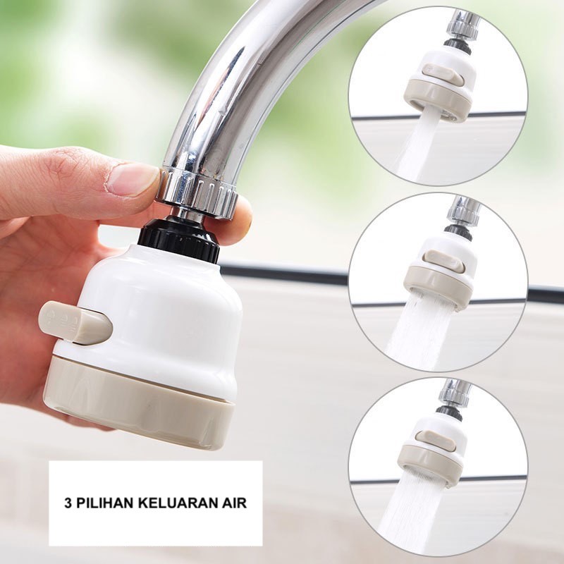 SAMBUNGAN KRAN DAPUR FAUCET EXTENDER 3 IN 1 KERAN AIR DAPUR