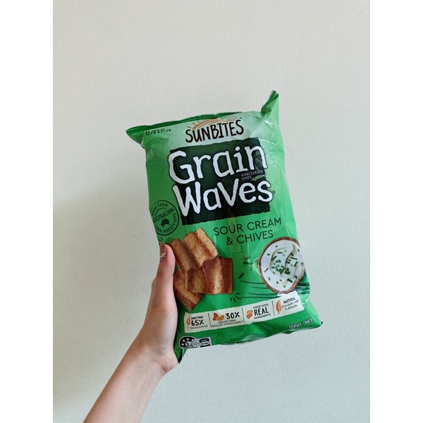 Sunbites Grain Waves - Sour Cream & Chives