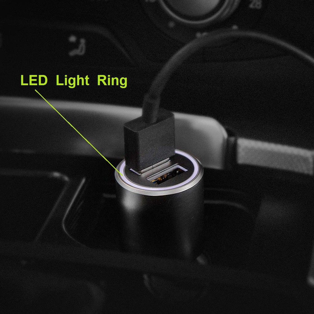 Xiaomi Dual USB Metal Car Charger Original Fast QC 3.0 original100%asli