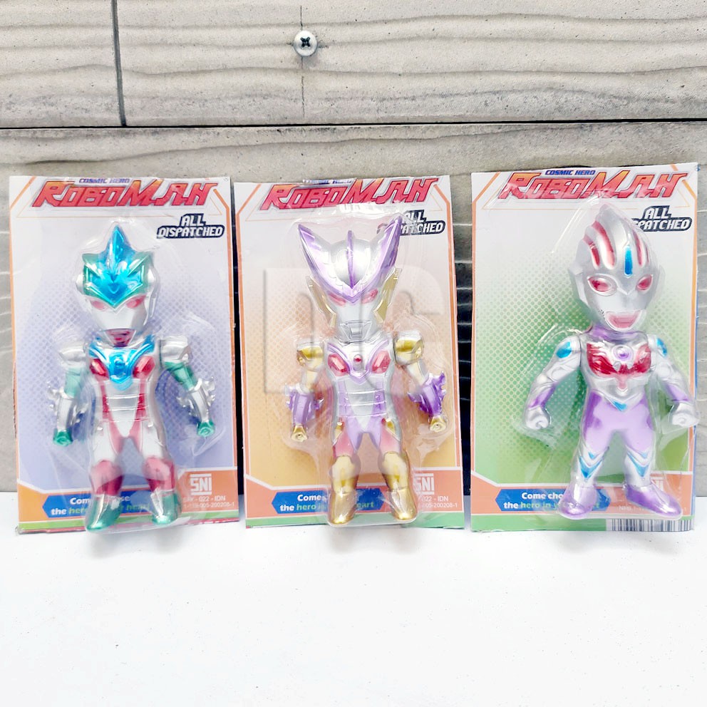 COSMIC HERO ROBOMAN MINI ACTION FIGURE SUPERHERO ULTRAMAN