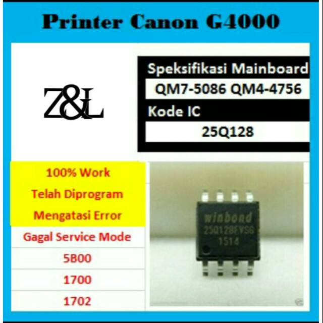 IC Eprom G4000 IC Eprom 25Q128 G4000 QM7-5086 QM4-4756