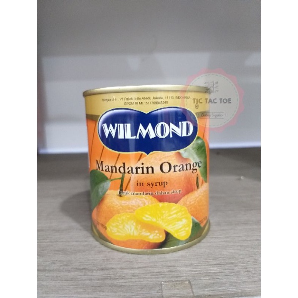 Wilmond Mandarin Orange 179gr/Syrup Jeruk Mandarin