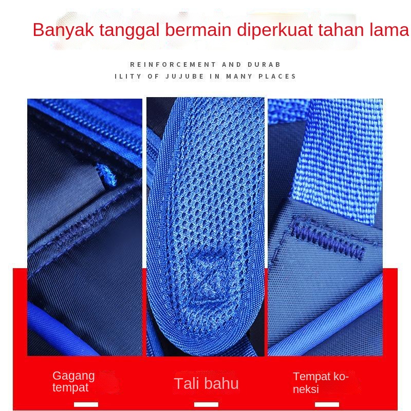 Tas Ultraman Tas Sekolah Berkualitas Tinggi untuk Siswa Sekolah Dasar Tas Ransel Kartun Beku untuk Anak Laki-Laki dan Perempuan Tas Spiderman