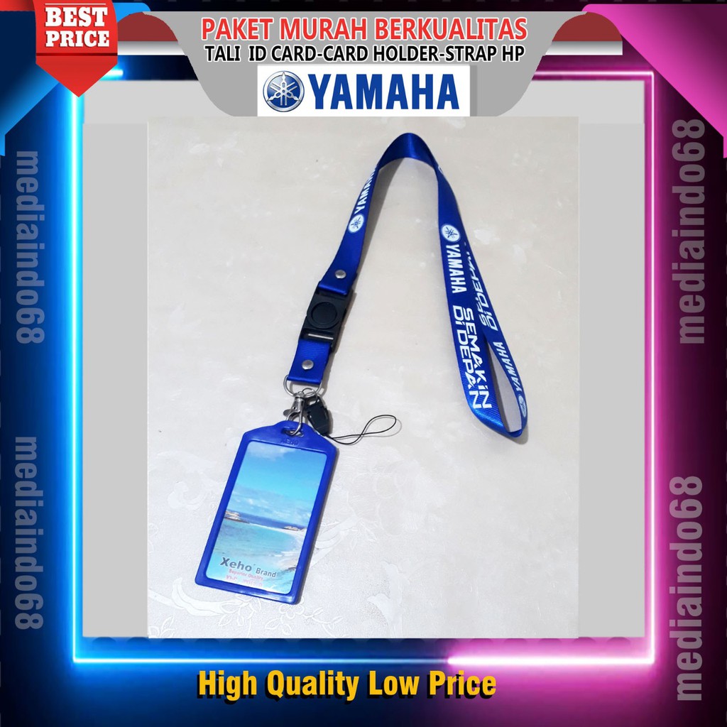 

YAMAHA Lanyard ,Strap ID, HP/Flashdisk(Paket Lengkap Murah)