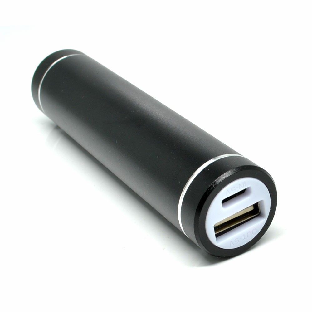 BruceBing Case Power Bank Aluminium untuk 1 PCS 18650 - Black