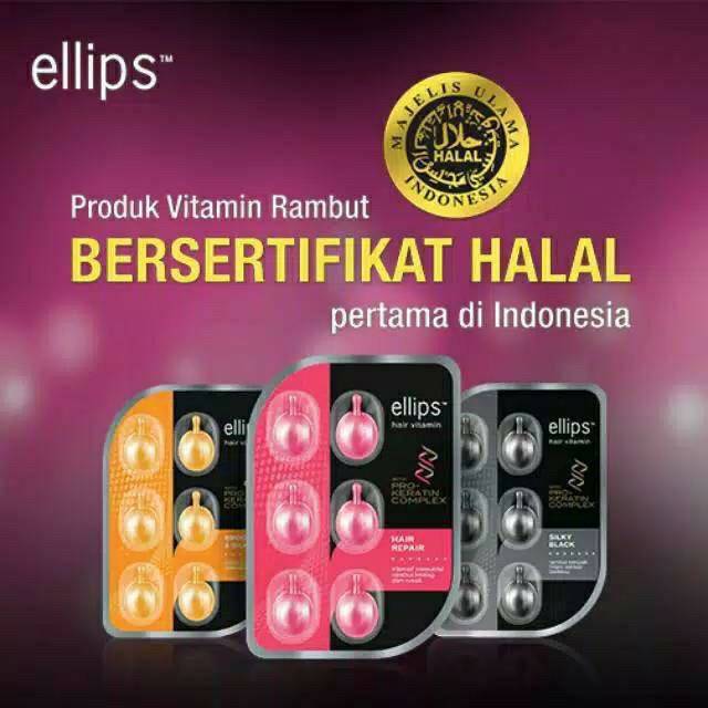 ELLIPS HAIR VITAMIN SACHET ISI 6 PCS ~ VITAMIN ELLIPS