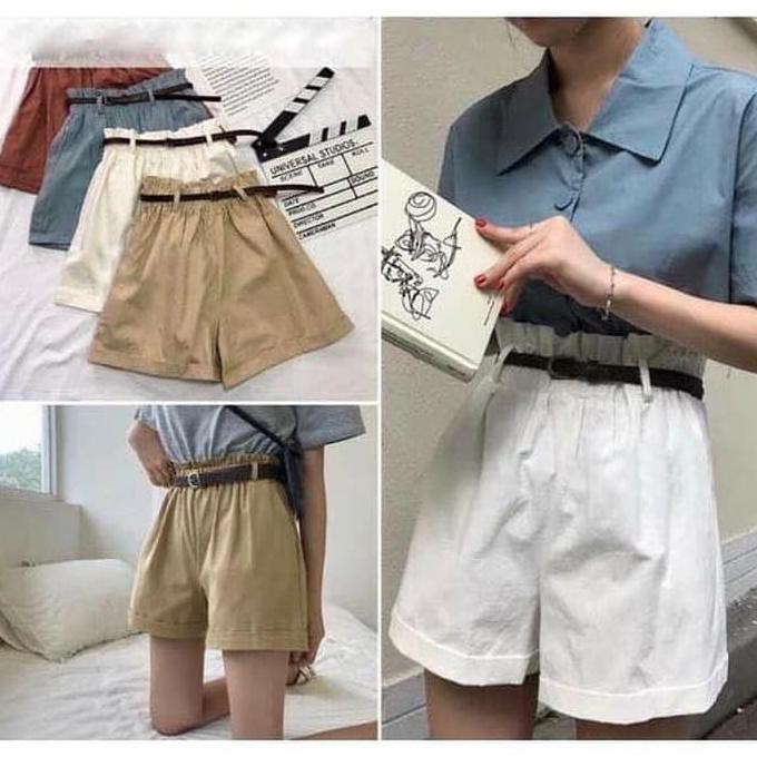 Big sale celana pendek dewasa✨ Gudang Baju Kulakan Pants Pacis Paris Celana Pendek WANITA KODE 685