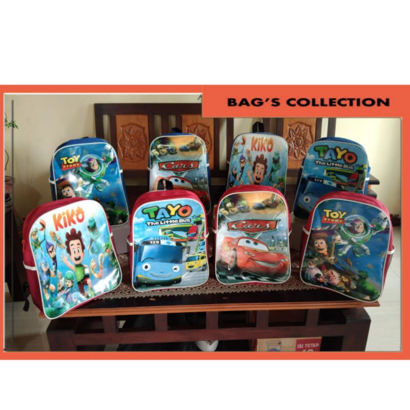 Tas Ransel Anak Sekolah Karakter/Tas Ransel Anak TK/SD Karakter/Tas Ransel Anak Karaktrr
