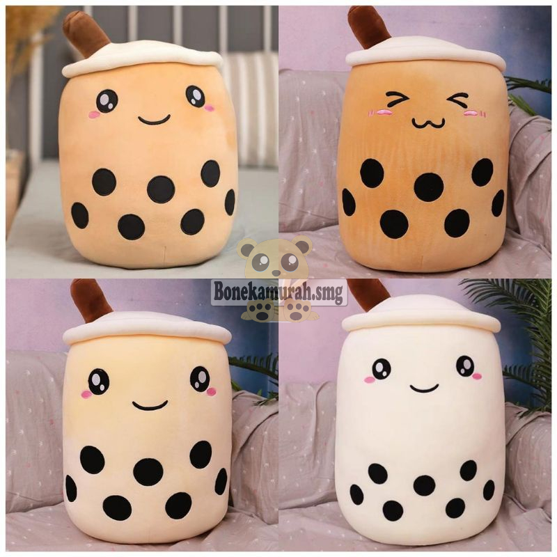 boneka boba milk , bantal boba  guling boba, boba milk tea