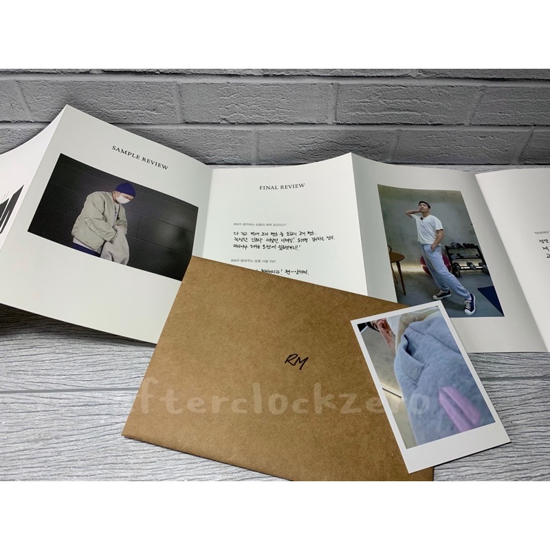 Photocard Making Log Merch by BTS Jogger Pants Namjoon RM
