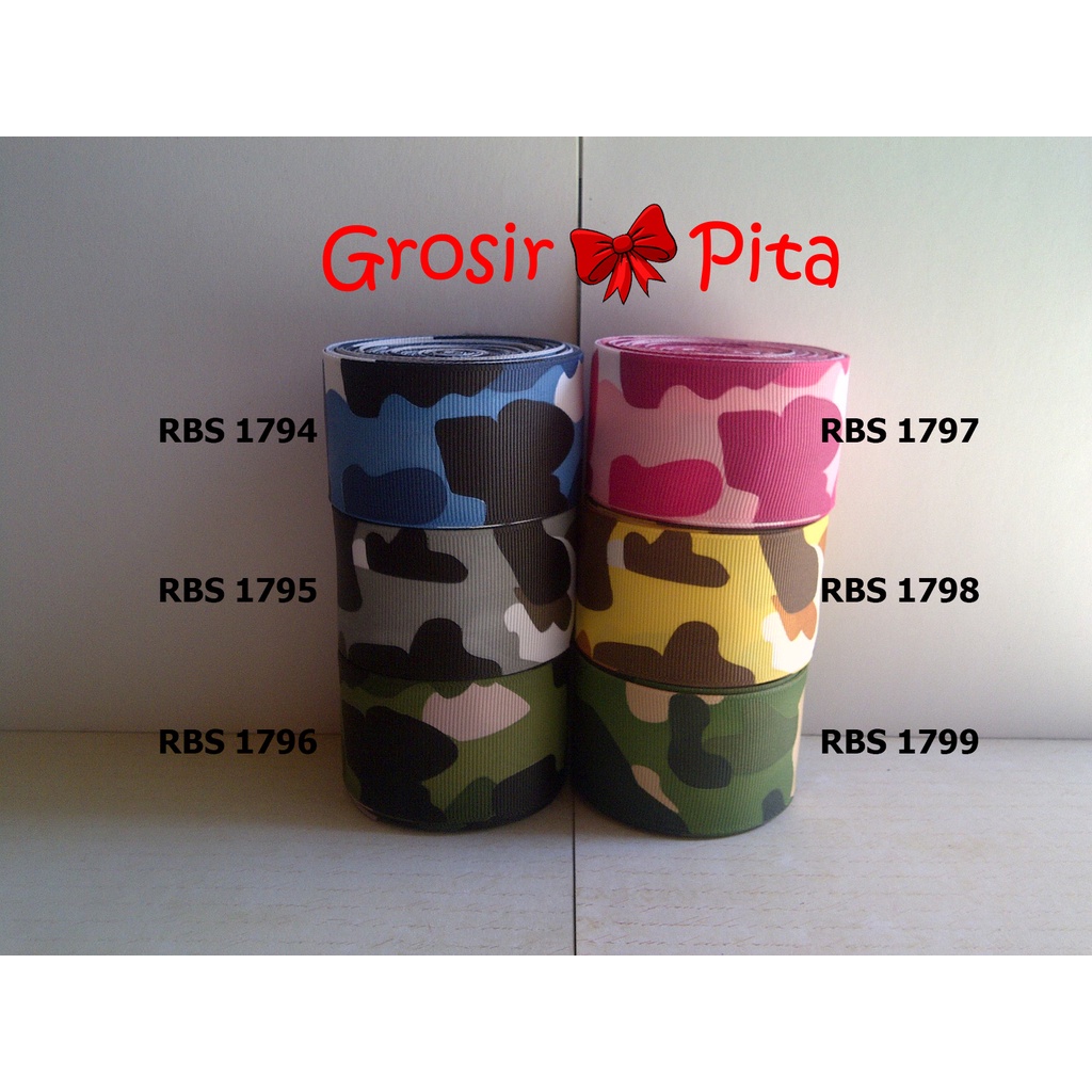 

(25 yard) Pita Grosgrain Motif RBS 1794,1795,1796,1797,1798,1799 | Toko Bahan Craft | Grosir Pita