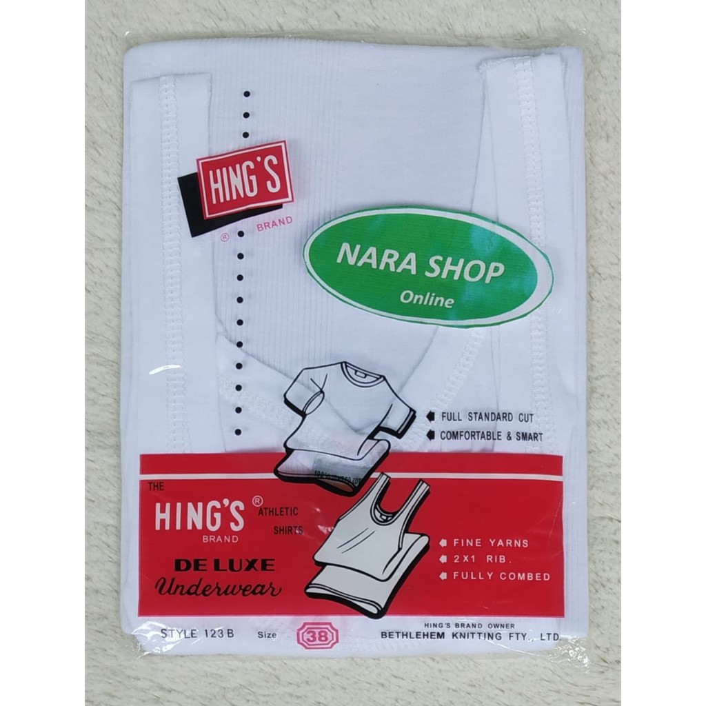  SINGLET  HINGS  Uk 32 34 36 KAOS  DALAM HINGS  Underwear 