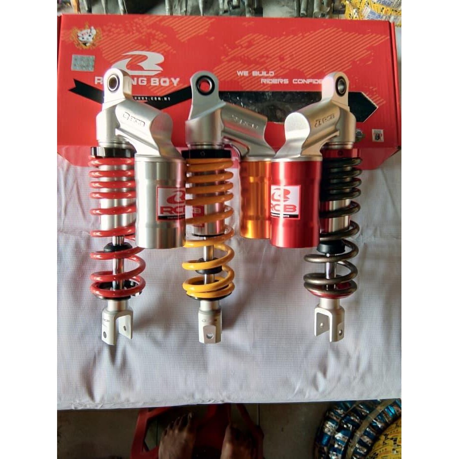 shock tabung belakang 300mm rcb- racing boy mio mio j fino mio m3