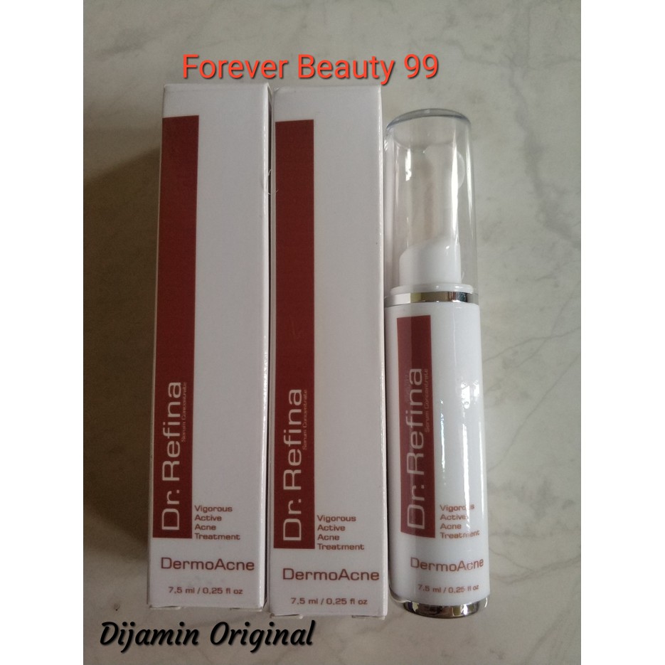 Paket Perawatan Wajah Serum Dr Refina Vigorous Active Acne Treatment Dermoacne Clear Mu OBGA0127