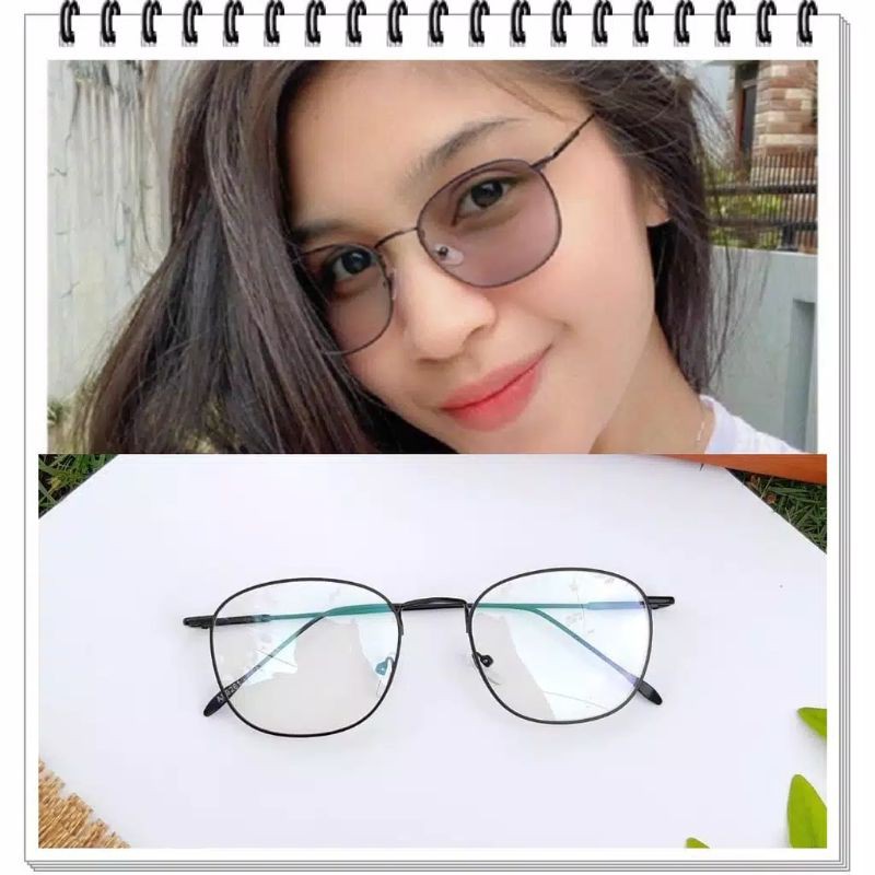 kacamata photocromic wanita normal dan minus"New" FRAME titan| Kacamata Minus model Terbaru Kekinian