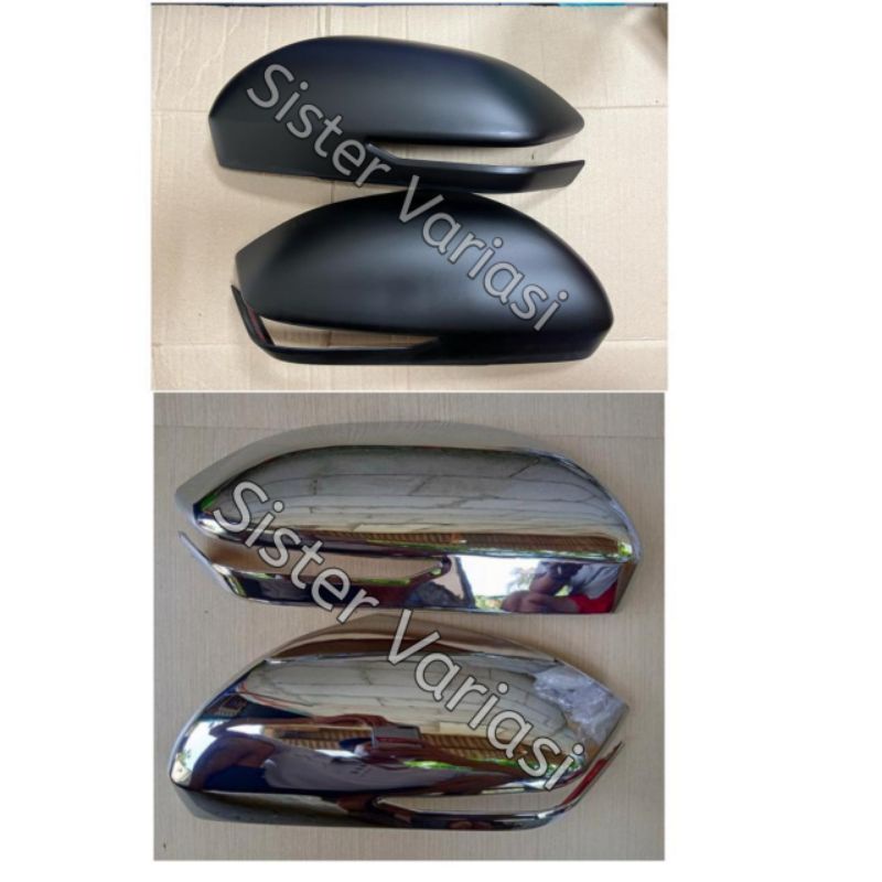 Cover Spion Wuling Almaz Hitam Chrome Jsl
