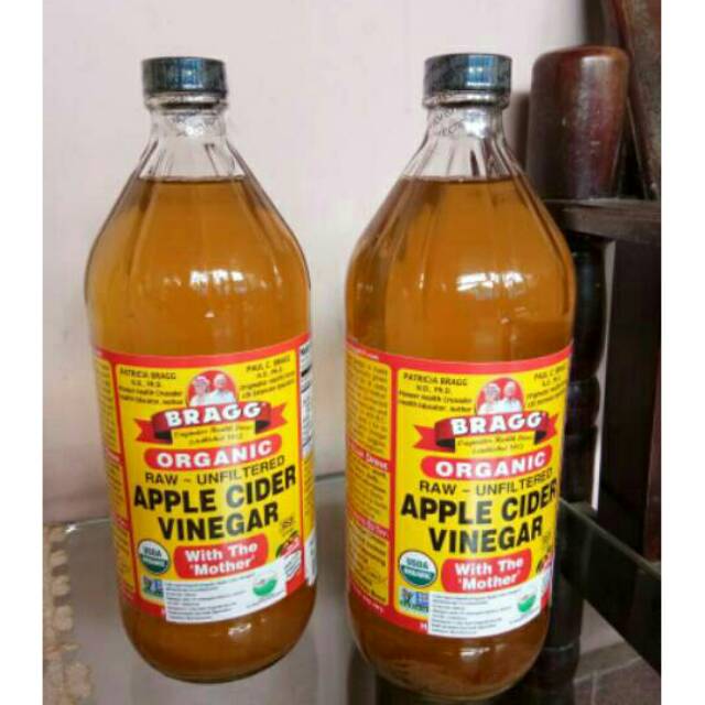 

Cuka apel Bragg 473 ml -ACV Bragg / apple cider vinegar acv / cuka apel organik /asli