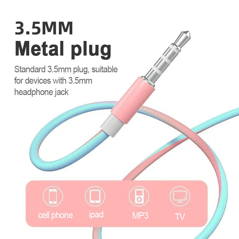 (Buy 1 Get 1 Free) U24 Earphone In Ear HiFi Stereo Sound Warna Permen Dengan Mic Built-In
