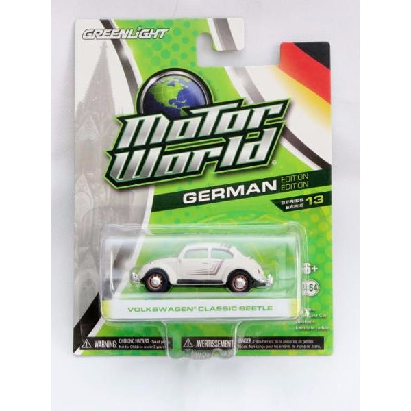 Greenlight Motor World Volkswagen Classic Beetle - putih D-26