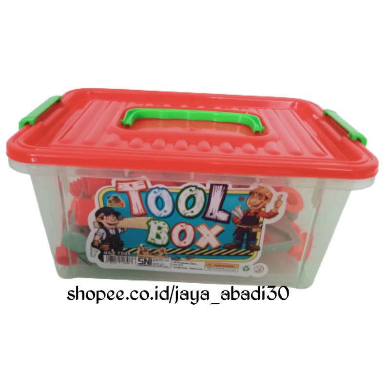 MAINAN ANAK ALAT TUKANG KEMASAN CONTAINER / TOOL BOX