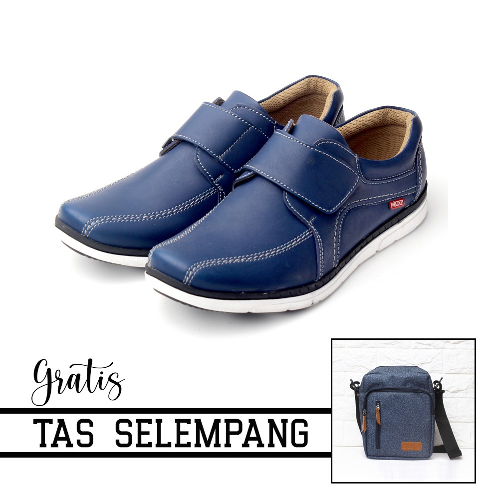 Sepatu pria casual sepatu pria slip on MH free Tas SV44