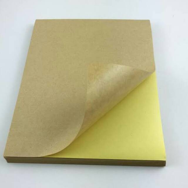 

Kertas Stiker A4 Kraft / Coklat / Samson