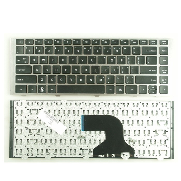KEYBOARD HP PROBOOK 4440 4440S 4441 4441S 4445 4445S BLACK WITH FRAME