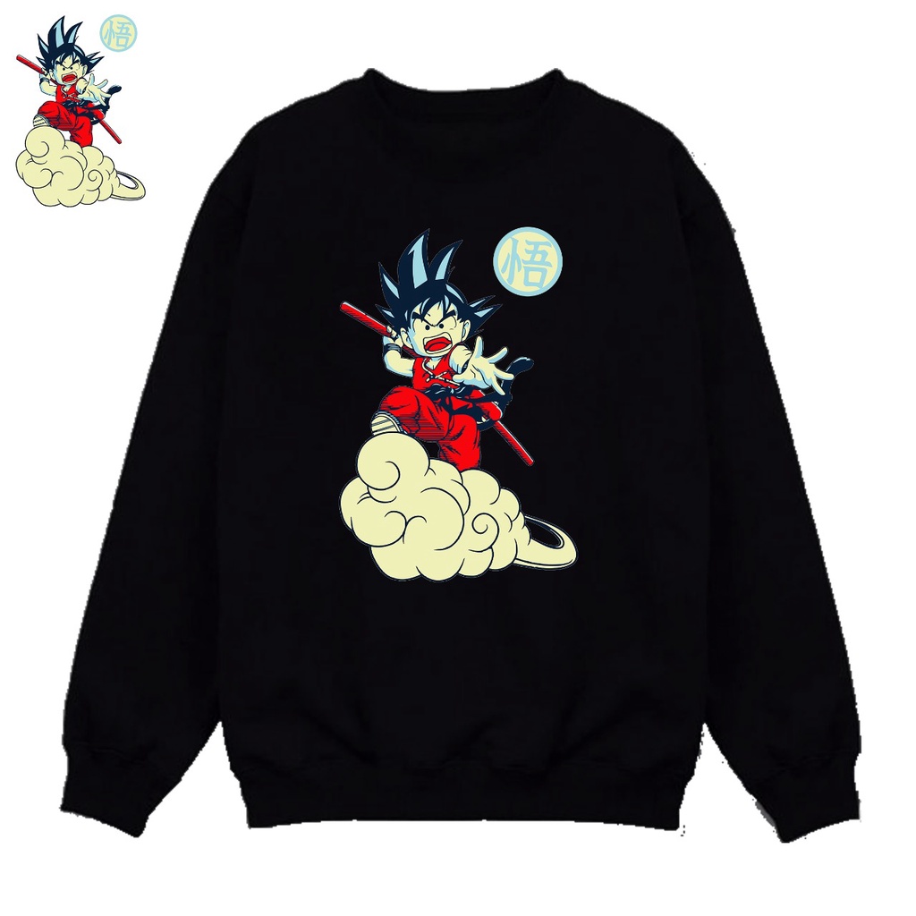 Sweater  anime son goku kecil awan kinton