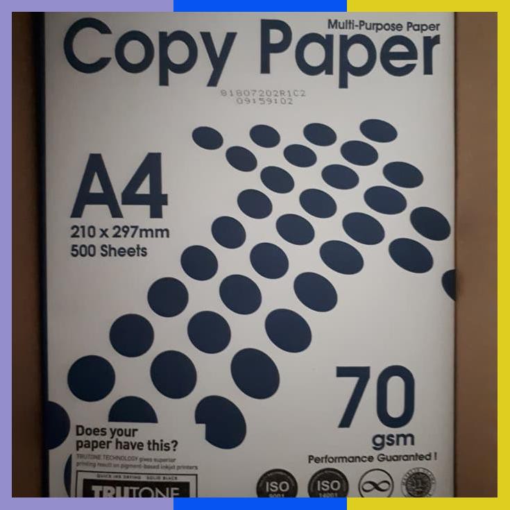 

Kertas Hvs A4 70 Gram Copy Paper/Kertas Fotocopy Potocopy/Office Paper