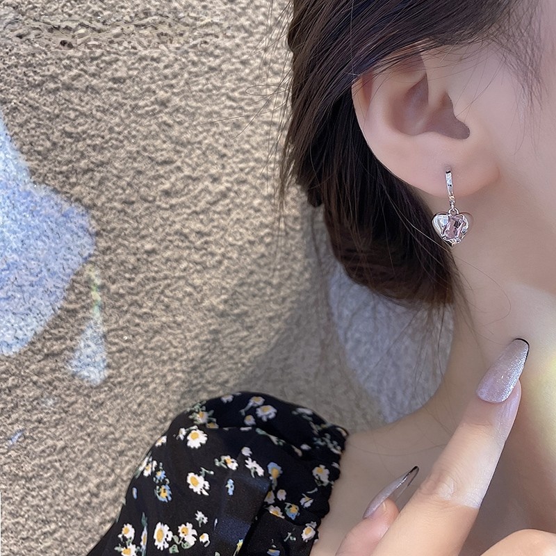 Anting Tusuk Sterling Silver 925 Model Bunga Dengan Mutiara Untuk Wanita