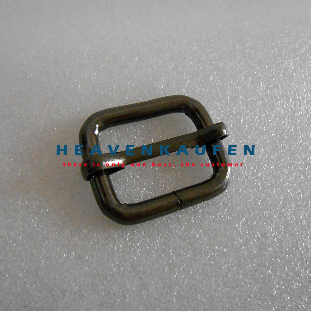 Ring Jalan Tas 2,5 cm Tebal 4,5 mm Premium Quality Black Nikel