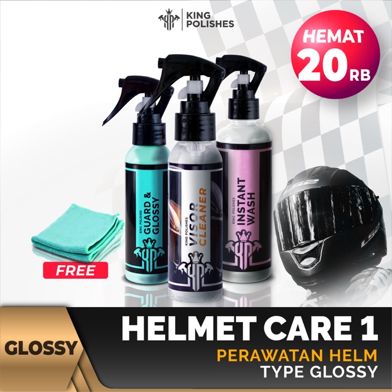 KING POLISHES Paket Helmet Care 1 - Paket Perawatan Helm