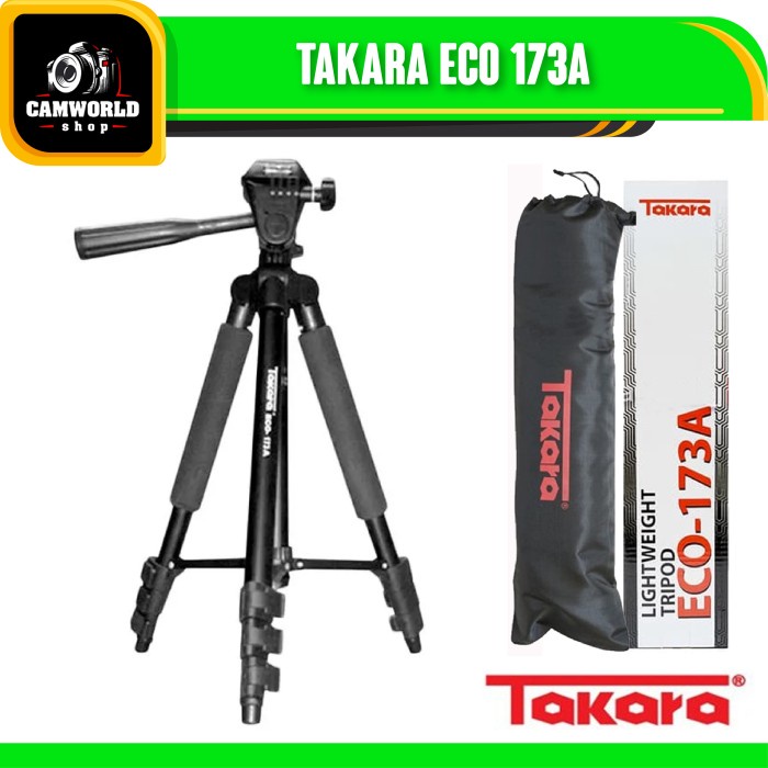 TRIPOD Tripot Takara Eco 173a - ECO 173A (Q8S3) Tripot ring light Tripot komplit Tripot standing hol