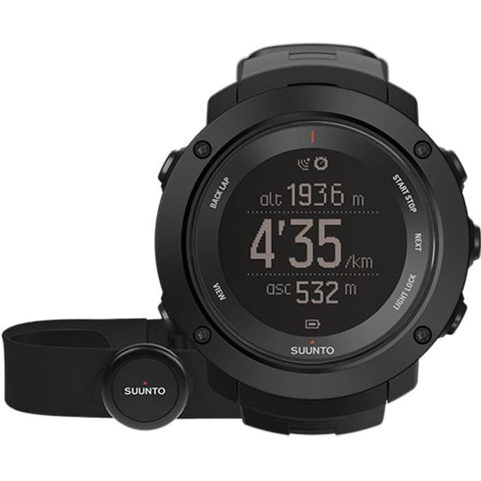 BERKUALITAS GARANSI RESMI Suunto Ambit3 Vertical Black (HR) -OTOGEAR