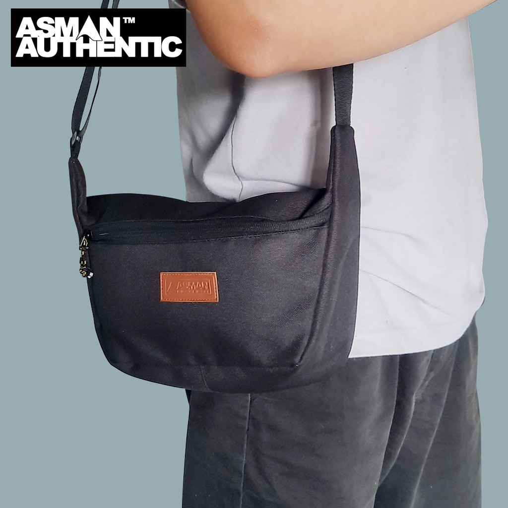 Asman Official - Tas Selempang Basic | Slingbag | Waistbag Unisex