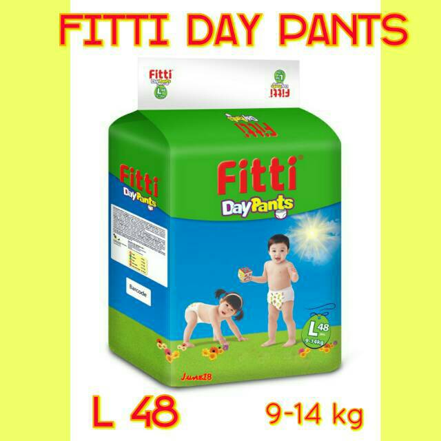 [PROMO MURAH] FITTI Day PANTS Mega Pack L48 L 48 Popok 