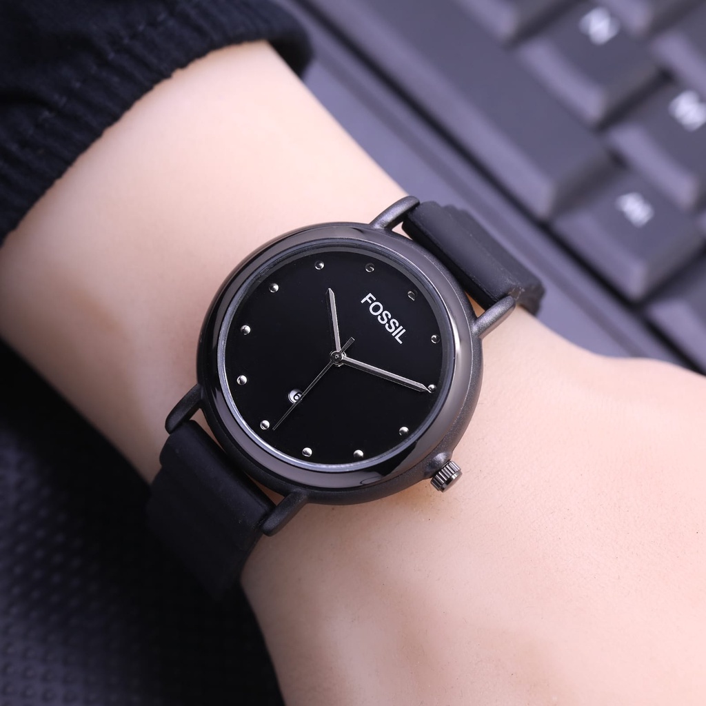 Grosiran Jam Tangan Fashion Wanita 3565TL Analog Strap Rubber Tanggal Aktif Free Baterai dan Box Jam Tangan (COD)