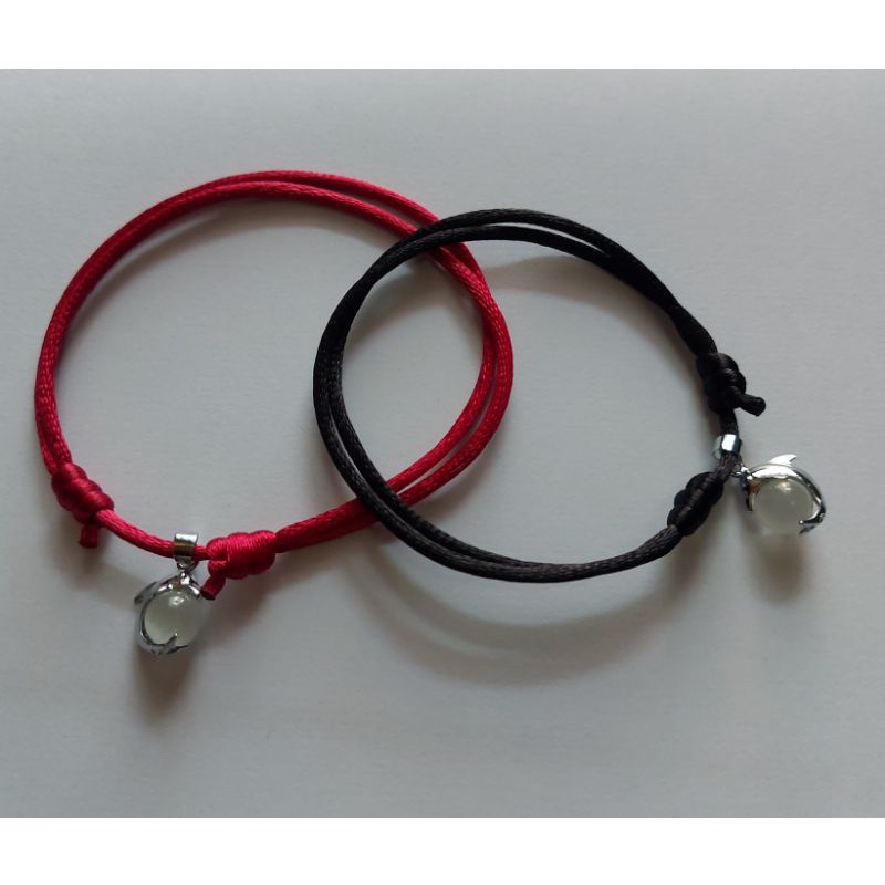 Gelang Tali Satin Anti  Air Kuat Badul Permata Putih