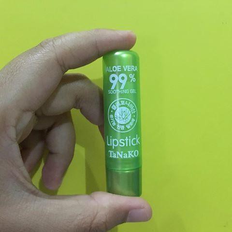 Aloe Vera Lip Balm 99% Soothing Mouisturizing Aloe Vera Lipstick Tahan Air