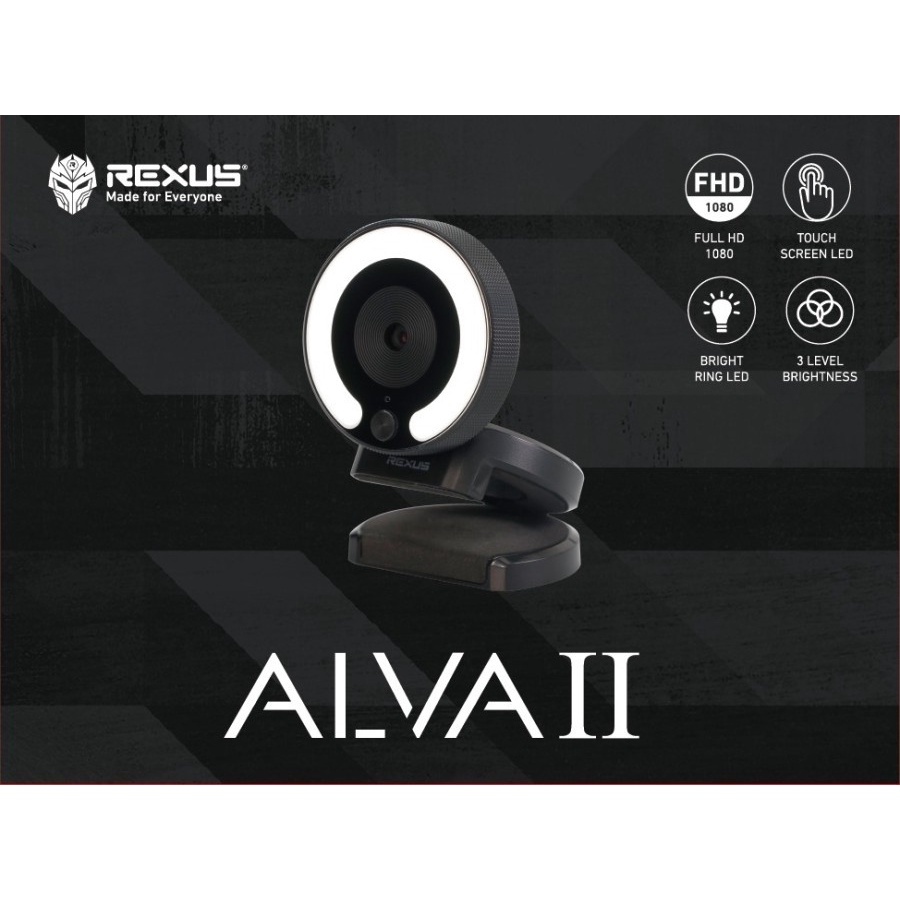 Rexus Alva II SW-RX03 Full HD 1080p Streaming Gaming Webcam