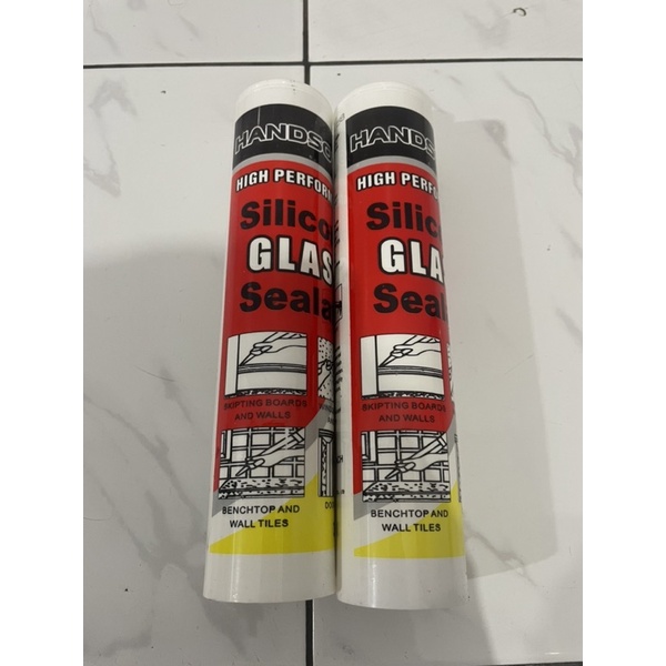 Lem kaca silicone sealant black - lem botol