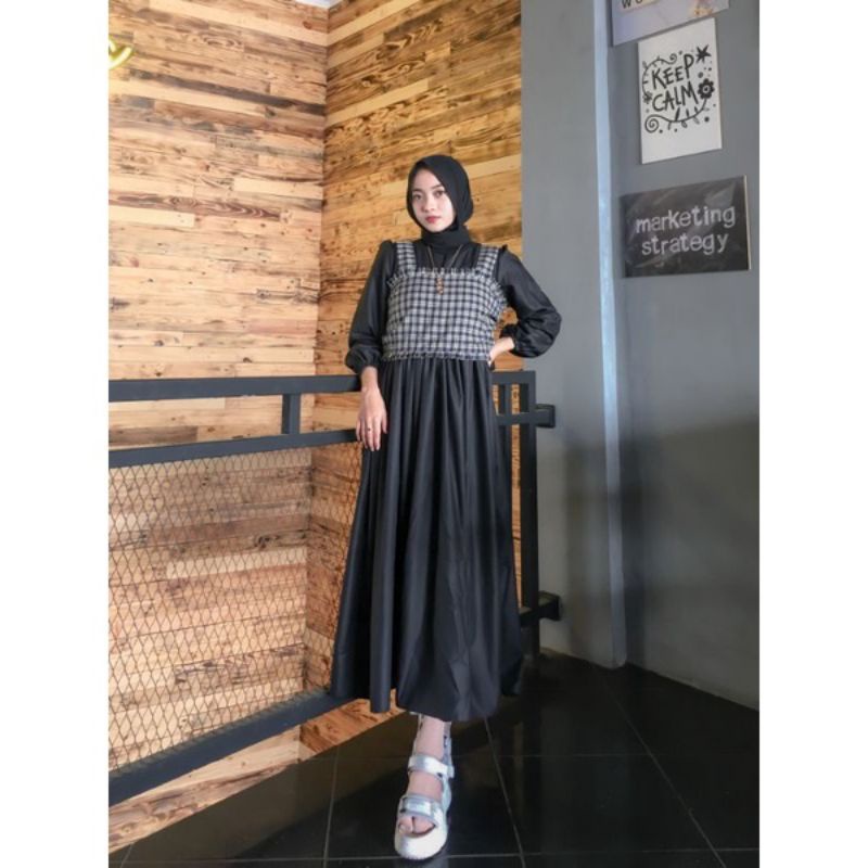 MAHIRA Dress dan Rompi