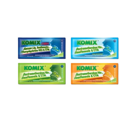 Obh Komix / Jeruk Nipis / Jahe / Pappermint / Batuk Berdahak dan Kering