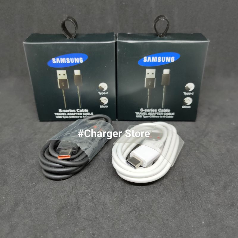 Kabel Data Samsung Type C - Micro USB ORIGINAL Support Fast Charging