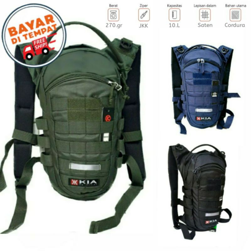 Tas Ransel Kecil Pria Sepeda Lipat Roadbike Olahraga Outdoor Hidropack Army Tactical Tas Trail Adventure Gunung Running Trabas Motor Cross Traveling Tas Ransel Tactical ArmyTas Hiking Tas Ransel Sepeda Gunung MTB Pria