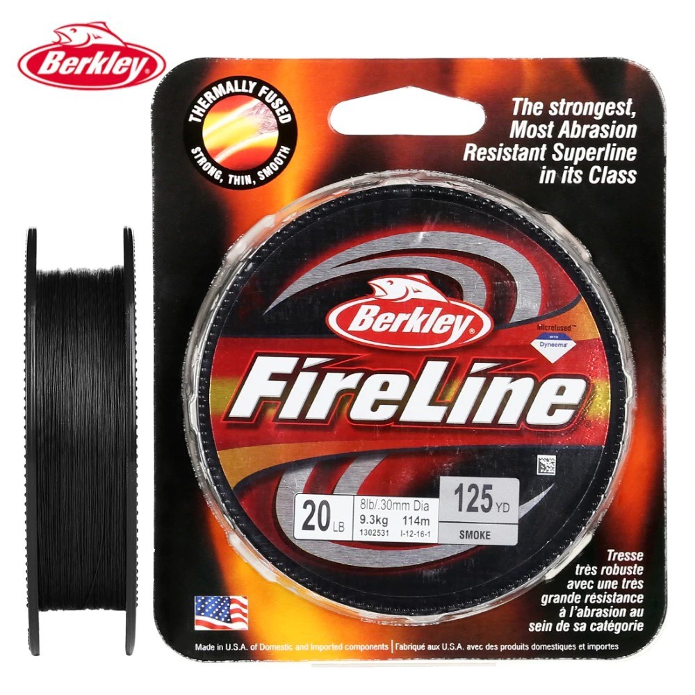 PE berkley fire line Smoke 125 yd 20lb